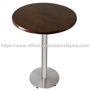 2 ft High Round Table with Stainless Steel Leg OFSM51R6060LR Shah Alam Bangsar Cheras Sungai Buloh