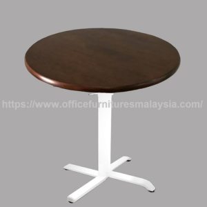 2.5ft Foldable Low Round Table with White Steel Leg Shah Alam Bangsar Cheras Sungai Buloh