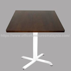 2.5ft Foldable Low Square Table with White Steel Leg Kota Kemuning Malaysia Ampang Balakong