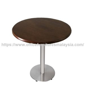 2.5ft Low Round Table with Stainless Steel Leg OFSM51R6060LR Shah Alam Bangsar Cheras Sungai Buloh