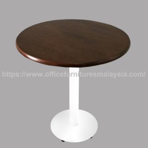 2.5ft Low Rubber-Wood Round Table Setia Alam Petaling Jaya Selangor Ampang New
