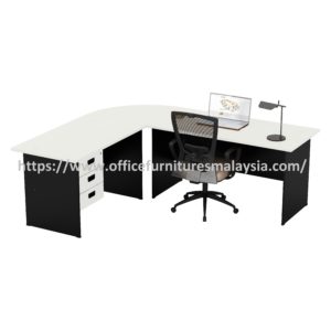 7.33ft x 6.33ft Affordable L Shape Connection Concept Table OFGT157SET Kuala Langat Cheras Cyberjaya A