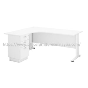 5 ft x 5 ft Beezer Superior Compact Table with Fixed 2D1F Drawer OFHL1515-3D Ampang Sungai Buloh Perak Q