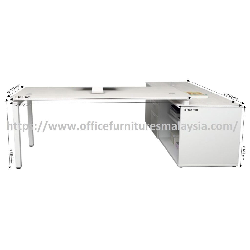 6 ft CEO Director Table Desk Set kota Kemuning Bukit Raja Bandar Baru Bangi AXQ 6 ft CEO Director Table Desk Set EURI2300L 2024