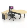 8 ft x 6 ft Explicit Modern Design L-Shaped Manager Desk Kuala Lumpur Serdang Gombak