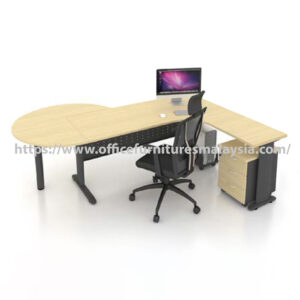 8 ft x 6 ft Explicit Modern Design L-Shaped Manager Desk Kuala Lumpur Serdang USJ