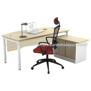6 ft Modern Design Office Executive Writing Desk And Side Cabinet Set Johor Subang Jaya Kota Kemuning