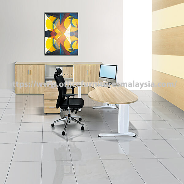 6 ft x 6.5 ft Office Manager Table-Desk Set Ampang Cheras Setia Alam A
