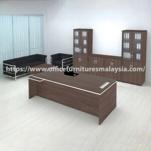 8 ft Classic Design Office Director Desk Cabinet Set Kota Kemuning Serdang Seri Kembangan