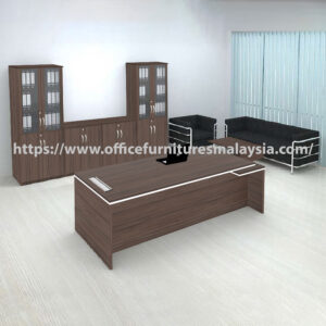 8 ft Classic Design Office Director Desk Cabinet Set Kota Kemuning Subang Jaya