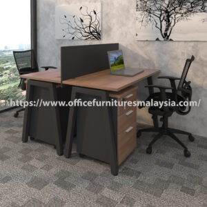 4 ft Steady Rectangular Cluster of 2 Seater Workstation Ampang