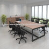 6 ft Magnanimous Rectangular Meeting Table include Low Cabinet Melaka Nilai