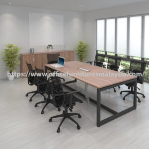6 ft Magnanimous Rectangular Meeting Table include Low Cabinet Puncak Alam