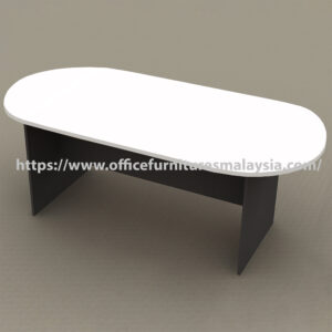 8 ft Two Tone Oval Shape Meeting Table Melaka Serendah Seremban